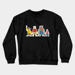 Merry Christmas Postcards - cute Christmas shirt -  cute bear family Crewneck Sweatshirt